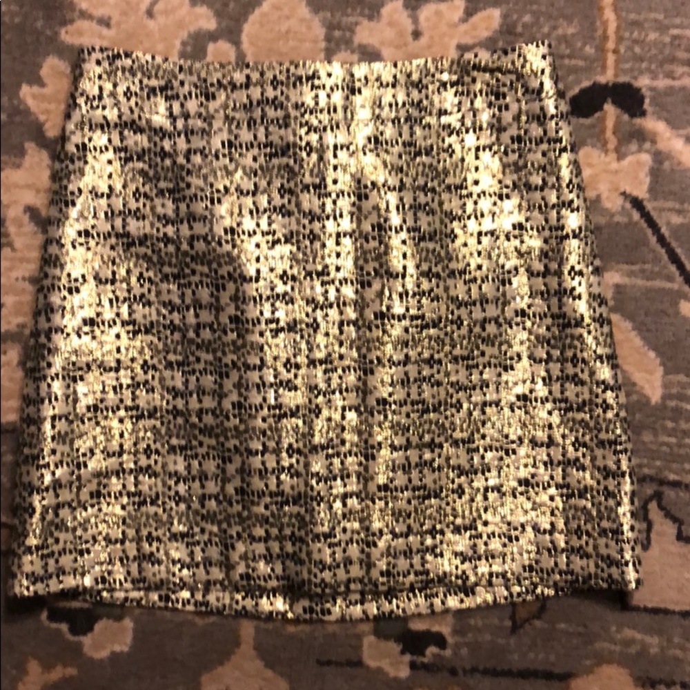 Gold and Black Skirt